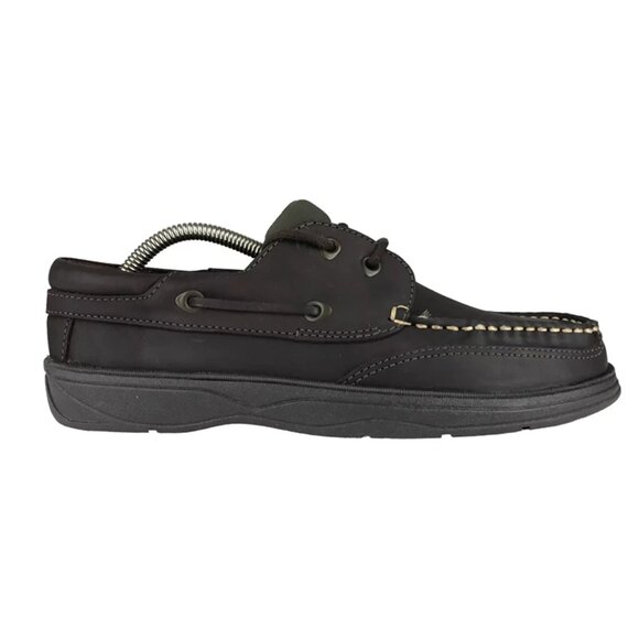 Lee Womens Dark Brown Mark Moc Toe Slip On Casual Boat Shoes Size US 6 M - Picture 1 of 10